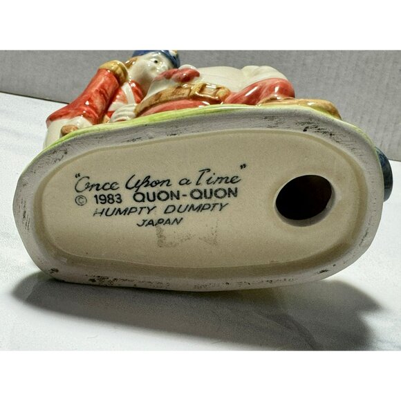 Once Upon A Time 1983 Quon-Quon Humpty Dumpty Figurine Japan Ceramic Collectible - Picture 6 of 6